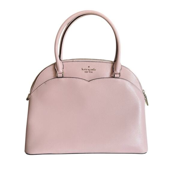 Kate Spade Payton Medium Dome Satchel Top Handle Zip Closure Light Crepe Pink - Picture 2 of 14
